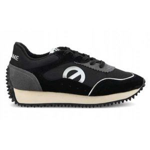 The NO NAME Punky Jogger Yogi Suede Trainers in Black are a stylish and versatil
